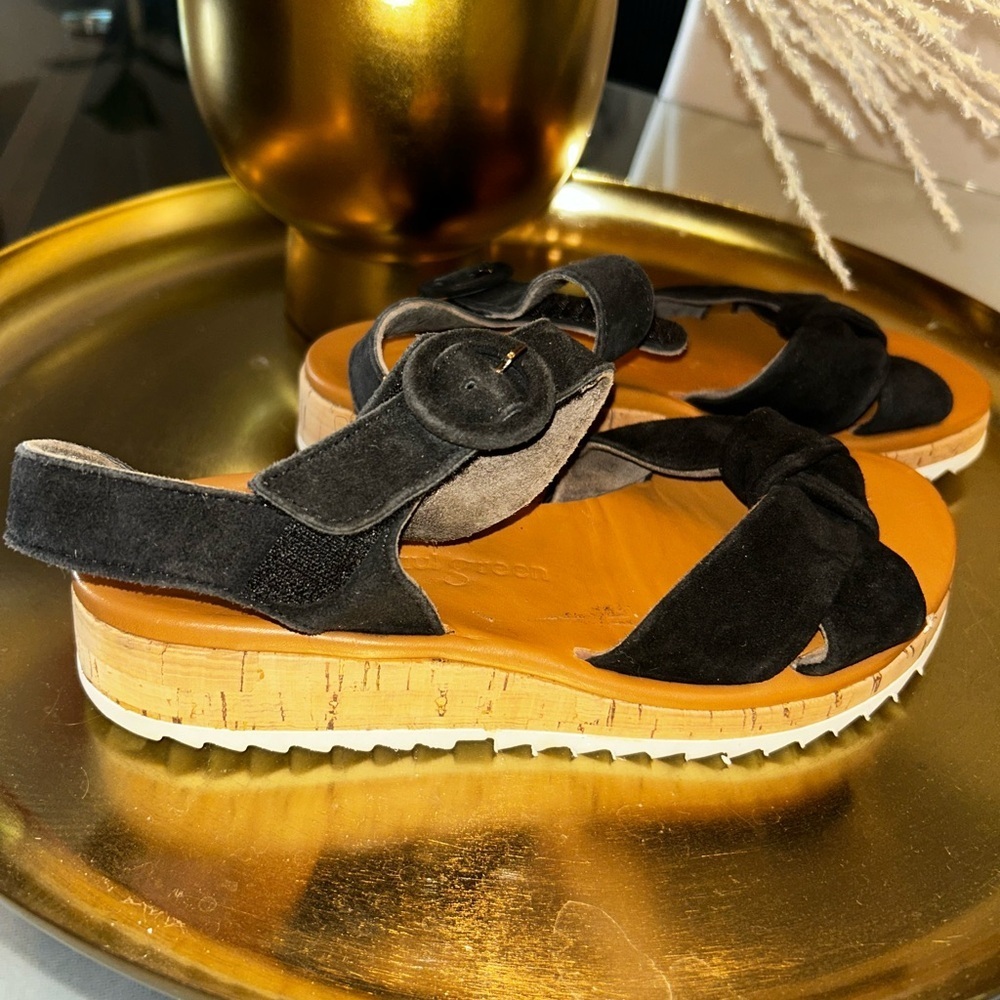 Paul green Tuscan leather/suede sandals - Picture 6 of 11